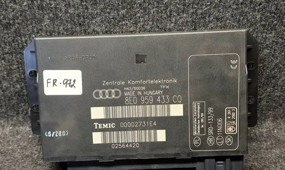 Audi A4 S4 B7 8E 8H Comfort/convenience module 8E0959433CQ