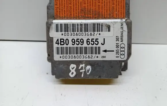 Audi A6 S6 C5 4B Airbag control unit/module 4B0959655J 00308003G82