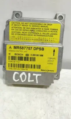 Mitsubishi Colt Airbag control unit/module MR587757 0285001686 PMR587757