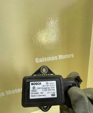 Audi A8 S8 D3 4E ESP acceleration yaw rate sensor 8e0907637a