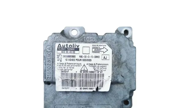 Peugeot 407 Airbag control unit/module 9655880880 603554600