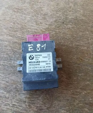 BMW 1 E81 E87 Fuel injection pump control unit/module 7229173 55892110 093223048