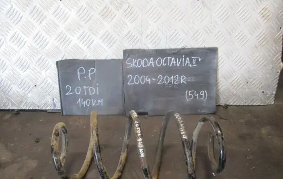 Skoda Octavia Mk2 (1Z) Front coil spring 