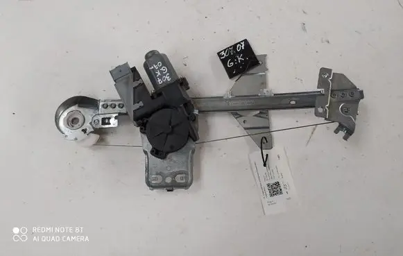 Peugeot 307 Rear door window regulator with motor 115281 400585W