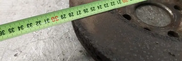 Opel Meriva A Front brake disc 