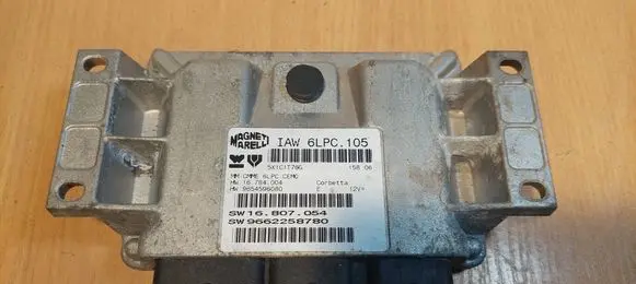 Peugeot 207 CC Engine control unit/module ECU IAW6LPC.105 9654596080 9662258780