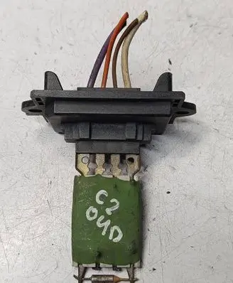 Heater blower motor/fan resistor