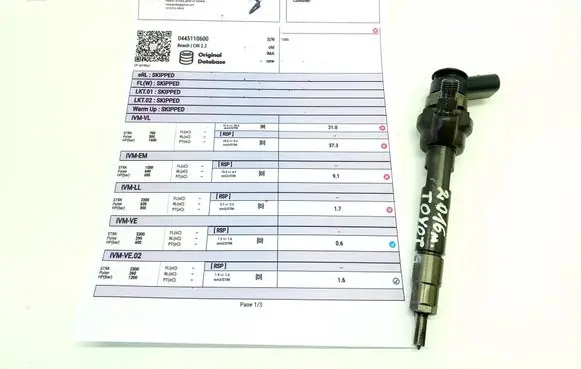 Toyota Verso-S Fuel injector 0445110600