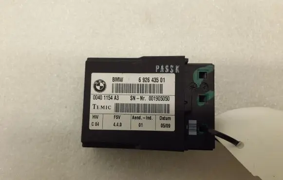 BMW 3 E92 E93 Seat control module 692643501
