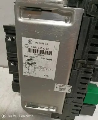 Mercedes-Benz CL C215 Fuse box set A0315451632 05045133 04513308011601