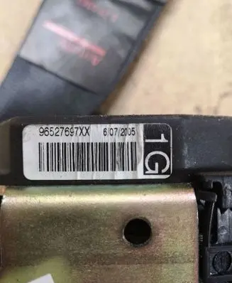 Citroen C4 I Front seatbelt 96527697XX 5270367