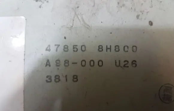 Nissan X-Trail T30 ABS control unit/module 478508H800 A98000U26