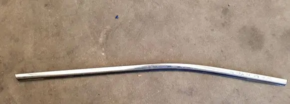 Nissan Qashqai Rear door glass trim molding