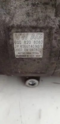Skoda Roomster (5J) Air conditioning (A/C) compressor (pump) 6Q0820808D 6SEU14C