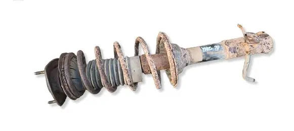 Toyota Yaris Front shock absorber with coil spring 