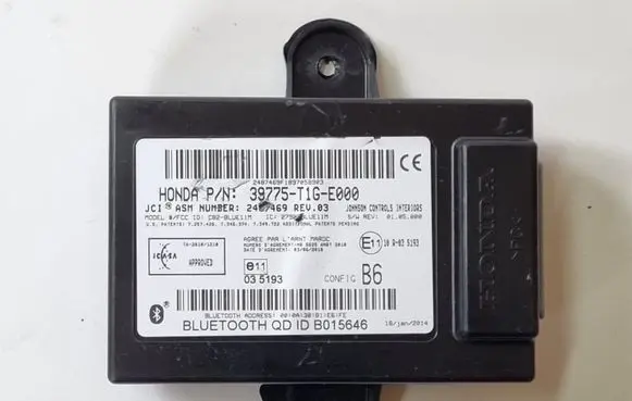Honda CR-V Bluetooth control unit module 39775T1GE000