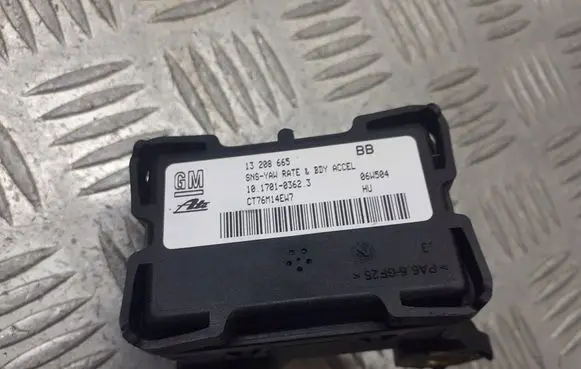 Opel Zafira B ESP acceleration yaw rate sensor 13208665