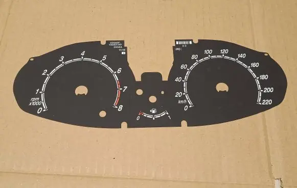 Ford Fiesta Speedometer (instrument cluster) VP6DAF10E853AD EK9AA