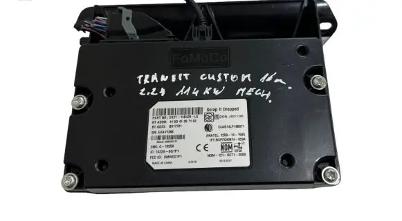 Ford Transit Custom Bluetooth control unit module 1422ASG1P1 EK2T14B428LA 209J00106