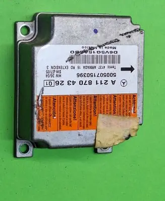 Mercedes-Benz E W211 Airbag control unit/module A2118704326 500507150396