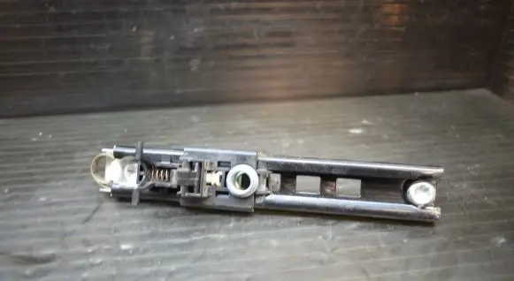 Opel Corsa D Seat belt adjustment rail 566153124A