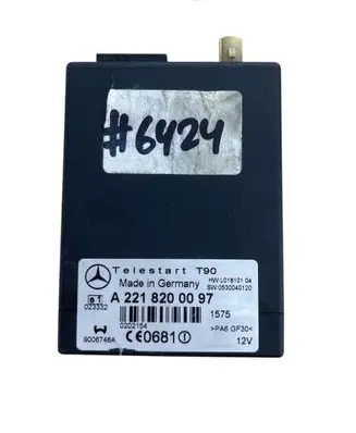 Mercedes-Benz S W221 Phone control unit/module A2218200097 9006746A