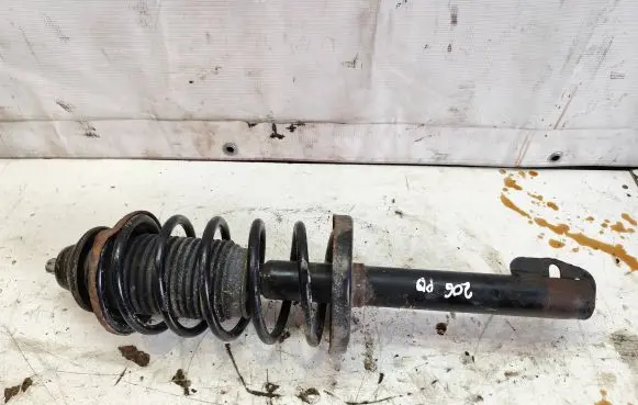 Front shock absorber with coil spring