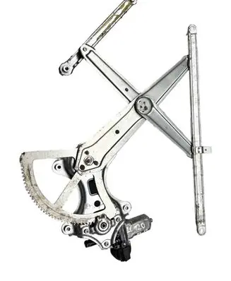 Front door window regulator with motor