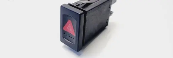 Volkswagen PASSAT B5 Hazard light switch 3B0953235D