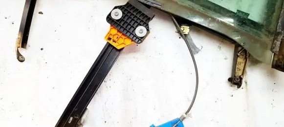 Audi 100 S4 C4 Sliding door window regulator with motor