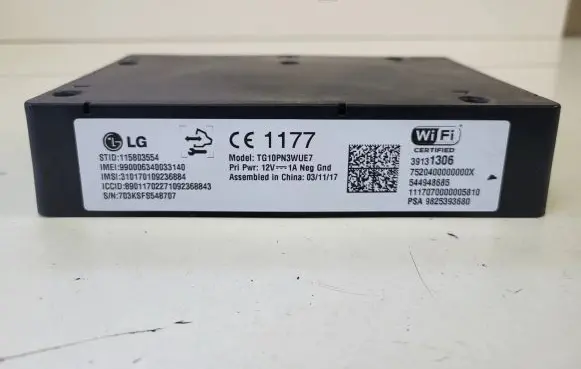 Opel Crossland X Other control units/modules 39131306