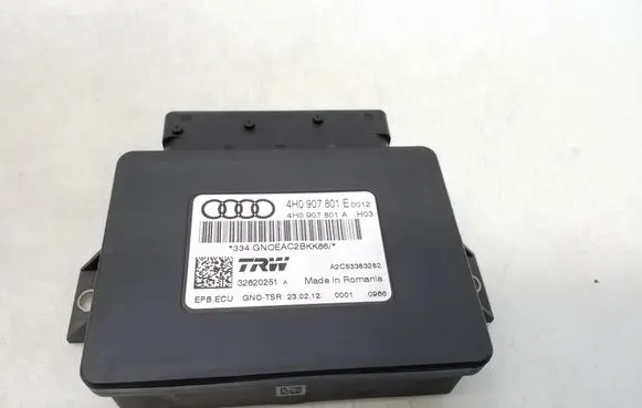 Audi A6 S6 C7 4G Hand brake control module 4H0907801E 4H0907801A