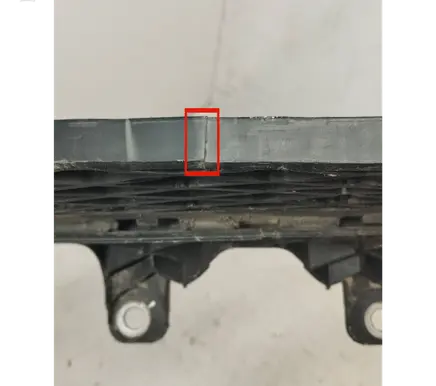 Volkswagen PASSAT CC Front bumper mounting bracket 3C8807889