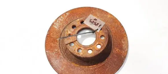 Audi A6 S6 C6 4F Rear brake disc neventiliuojamas