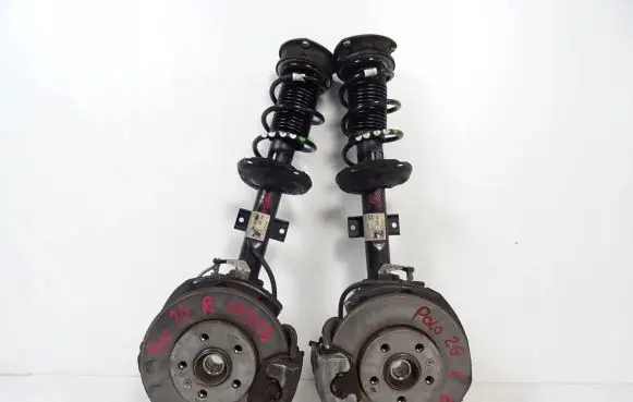 Volkswagen Polo VI Front wheel hub spindle knuckle 2Q0413031BT