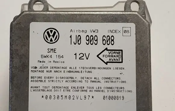 Volkswagen Sharan Airbag control unit/module 1J0909608
