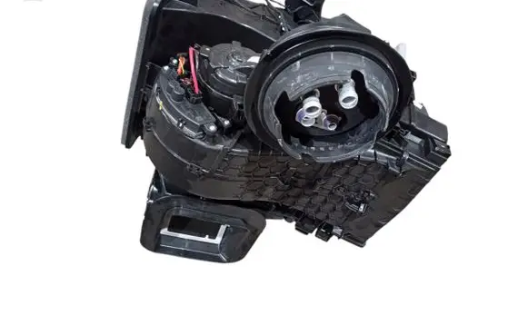 Interior heater climate box assembly