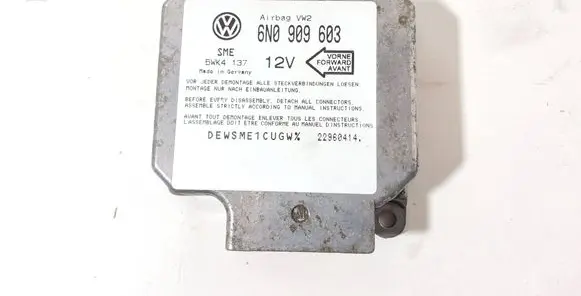 Volkswagen Multivan T4 Airbag control unit/module 6N0909603 22960414 5WK4137