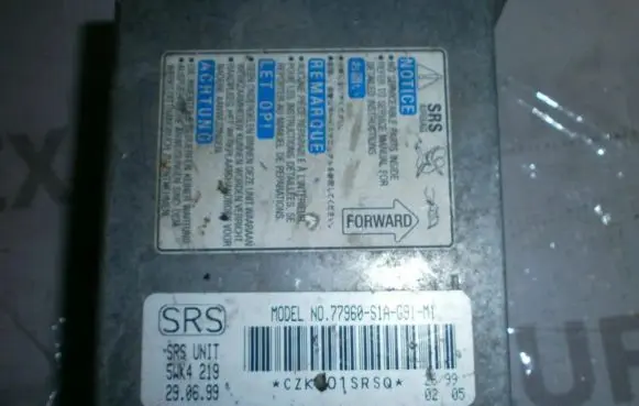 Honda Accord Airbag control unit/module 77960S1AG91M1 5WK4219