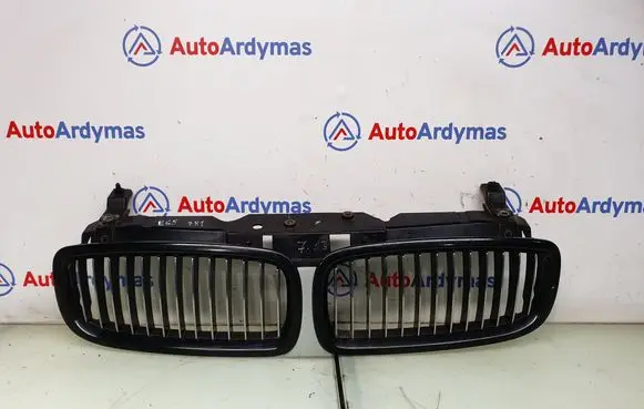 BMW 7 E65 E66 Front bumper upper radiator grill 7037727 51137037727