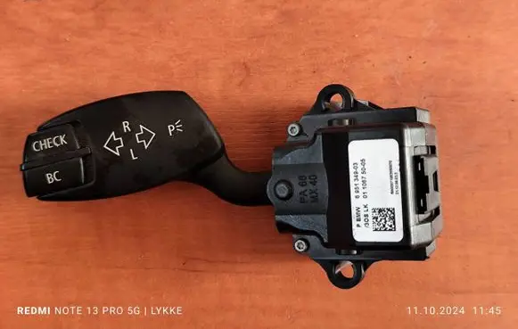 BMW 5 E60 E61 Indicator stalk 6951349 0110675005 SN0007106355007