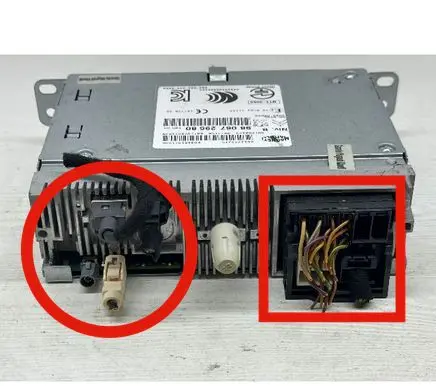 Peugeot 2008 I Sound system wiring loom 1241766 9806729580