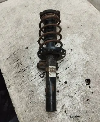 Front shock absorber with coil spring