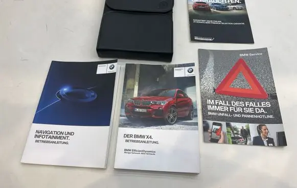 BMW X4 F26 Owners service history hand book 