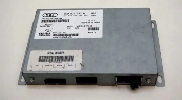Audi A4 S4 B7 8E 8H Other control units/modules 8E0035593H