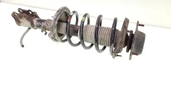 Front shock absorber with coil spring