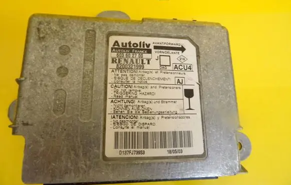 Renault Megane II Airbag control unit/module 603602700 8200321999