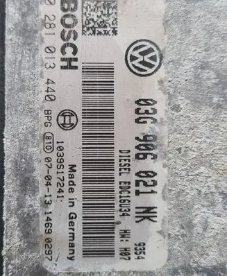 Volkswagen PASSAT B6 Engine control unit/module 03G906021NK 1039S17241 0281013440