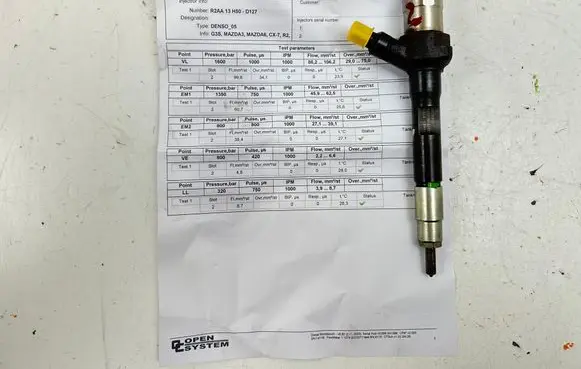 Mazda 6 Fuel injector R2AA13H50