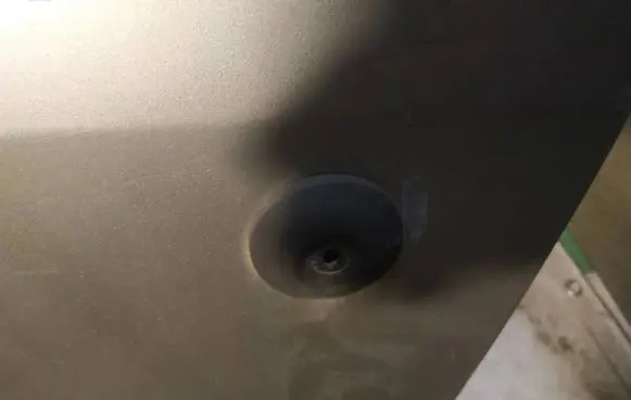 Ford Transit Front door lock (next to the handle) 